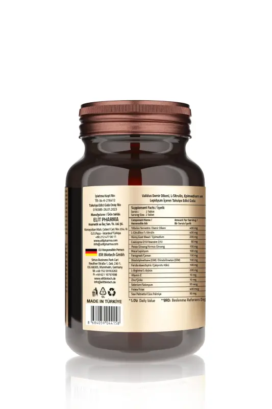 Combo-men Tribulus 400 Mg + L-arginine 200 Mg + Maca 100 Mg 60 Tablet - 3