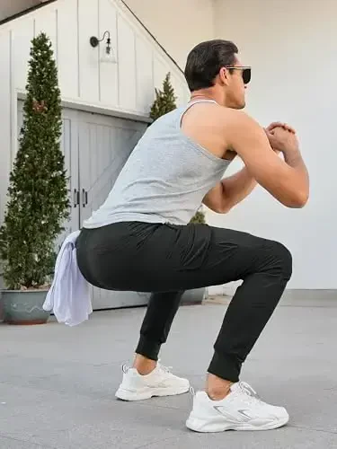 Comdecevis erkaklar kargo jogger shimlar Stretch sport shimlar Slim Fit taktik shimlar fermuar cho'ntaklar bilan kundalik shimlar - 6