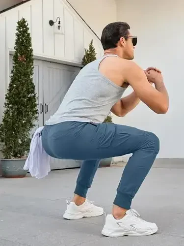 Comdecevis erkaklar kargo jogger shimlar Stretch sport shimlar Slim Fit taktik shimlar fermuar cho'ntakli kundalik shimlar - 6