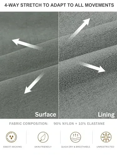 Comdecevis erkaklar kargo jogger shimlar Stretch sport shimlar Slim Fit taktik shimlar fermuar cho'ntakli kundalik shimlar - 3