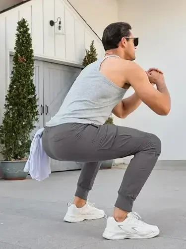 Comdecevis erkaklar kargo jogger shimlar Stretch sport shimlar Slim Fit taktik shimlar fermuar cho'ntakli kundalik shimlar - 6