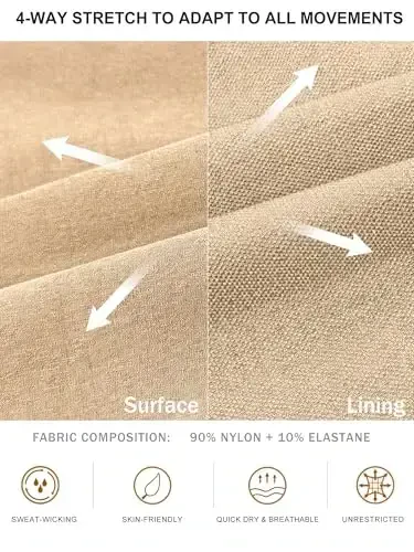 Comdecevis Men's Cargo Jogger Pants Stretch Sweatpants Slim Fit Tactical Pants with Zipper Pockets Casual Trousers - 3