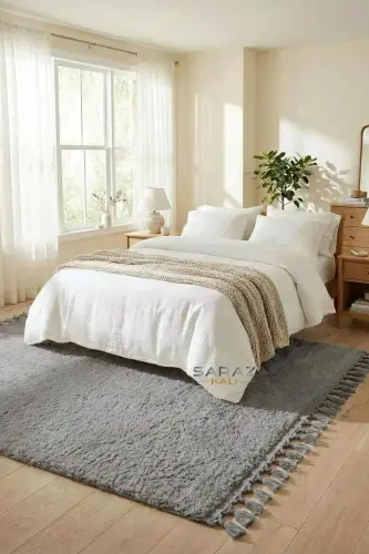 Comfort Puffy Peluş Halı Gri - GRİ - SARAZ HALI (1)