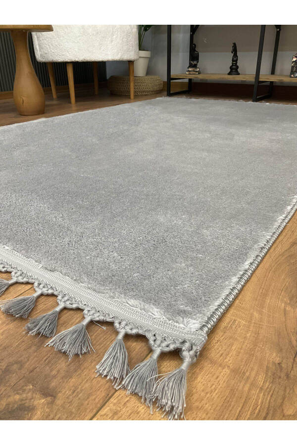 Comfort Puffy Plush Rug Grey - 2