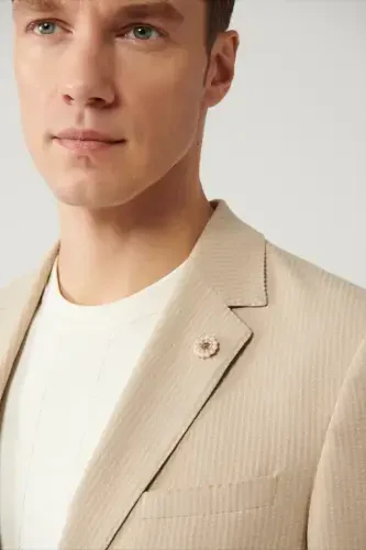 Comfort Slim Fit Jacket - AVVA (1)