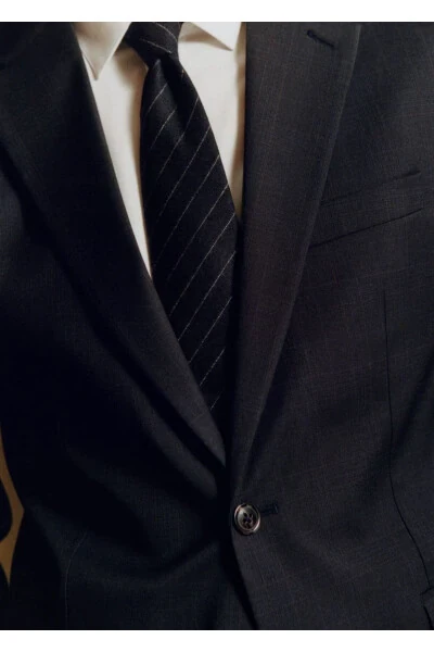 Comfort Stretch Fabric Slim Fit Blazer Jacket - 7