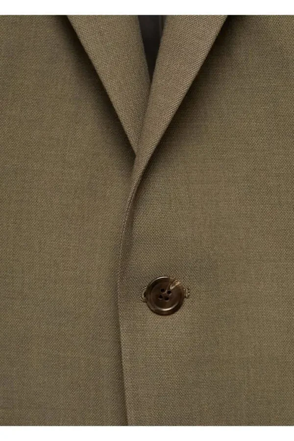 Comfort Stretch Fabric Slim Fit Blazer Jacket - 5