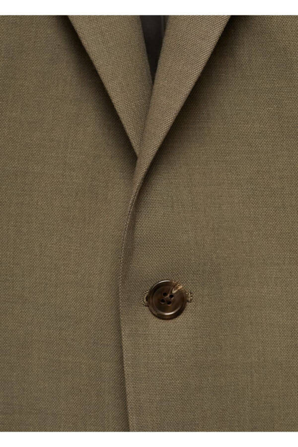 Comfort Stretch Fabric Slim Fit Blazer Jacket - 5