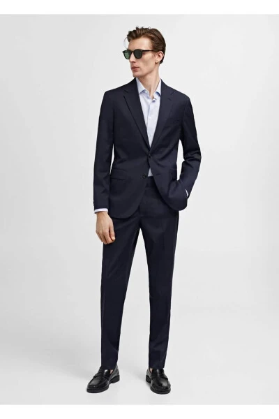 Comfort Strech kumaş dar kesim blazer ceket - 2