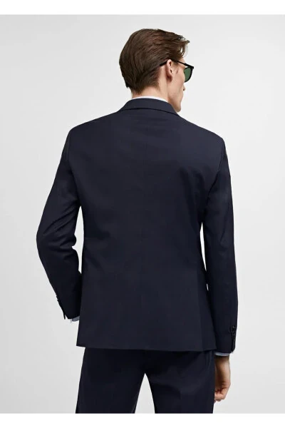 Comfort Strech kumaş dar kesim blazer ceket - 4
