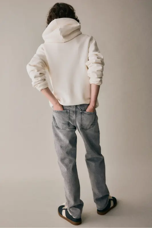 Comfort Stretch Slim Fit Jeans-Açık gri - 2