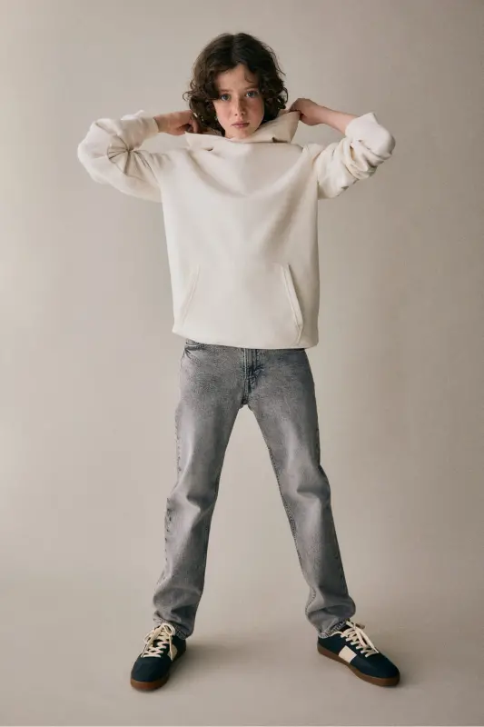 Comfort Stretch Slim Fit Jeans-Açık gri - H&M