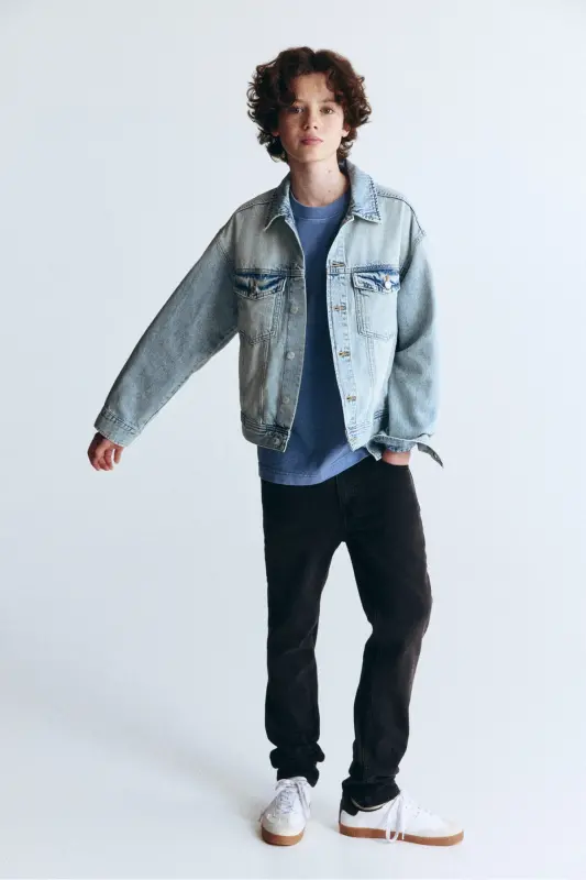 Comfort Stretch Slim Fit Jeans-Kot siyahı - 3