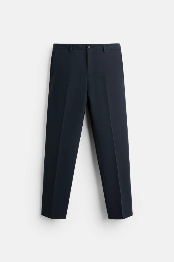 COMFORTABLE CLASSIC PANTS Blueish Green Black NAVY - 29