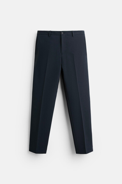 COMFORTABLE CLASSIC PANTS Blueish Green Black NAVY - 21