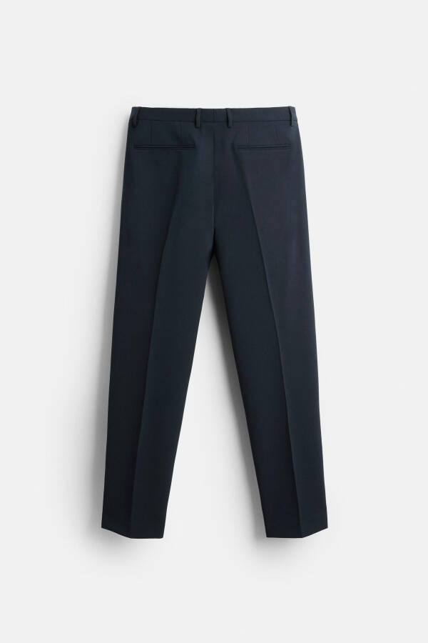 COMFORTABLE CLASSIC PANTS Blueish Green Black NAVY - 22