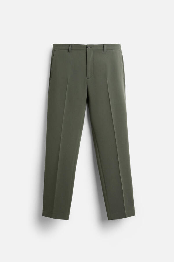 COMFORTABLE CLASSIC TROUSERS Blueish Green - 21