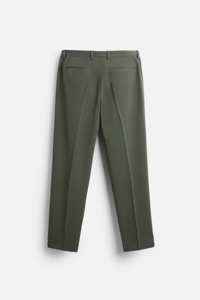 COMFORTABLE CLASSIC TROUSERS Blueish Green - 22