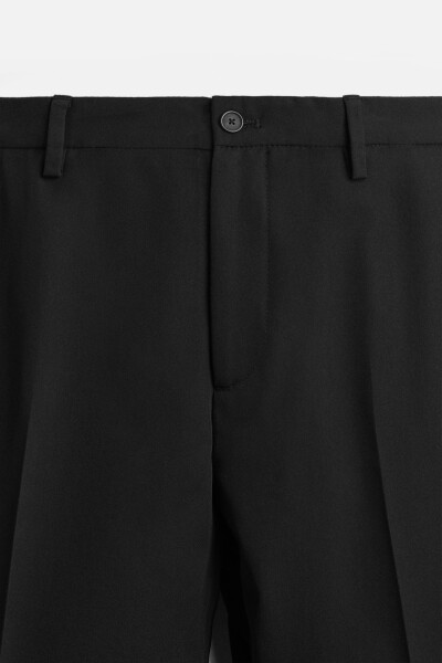 COMFORTABLE CLASSIC TROUSERS Blueish Green Black - 23