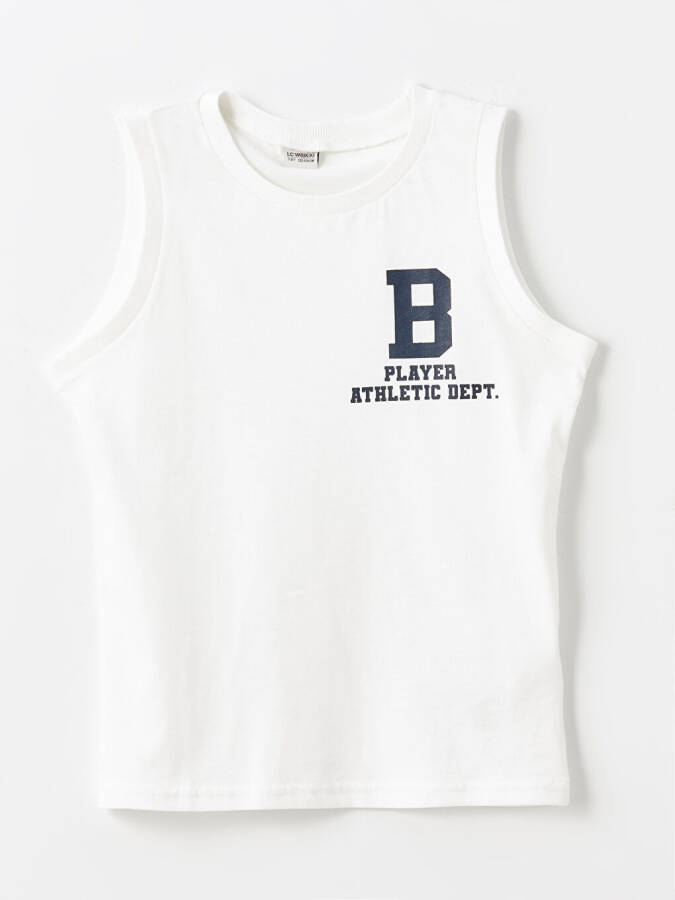 Comfortable Fit Bike Neck Boys' Athletic Shirt - 1
