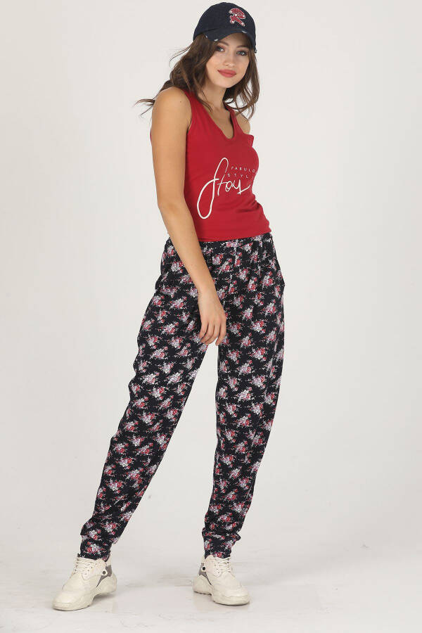 Comfortable T-shirt and Palazzo Pants Set - 3