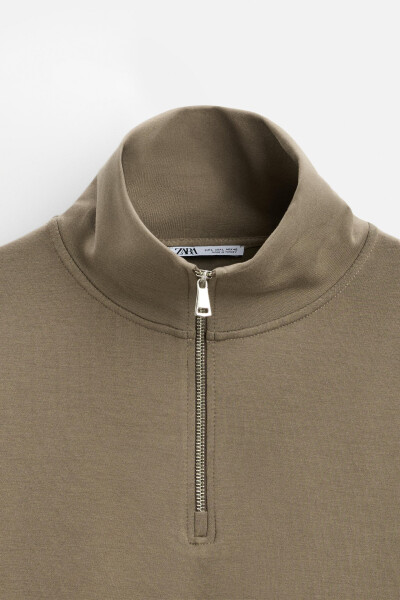 Comfortable Tech Sweatshirt - Dark Khaki - 18