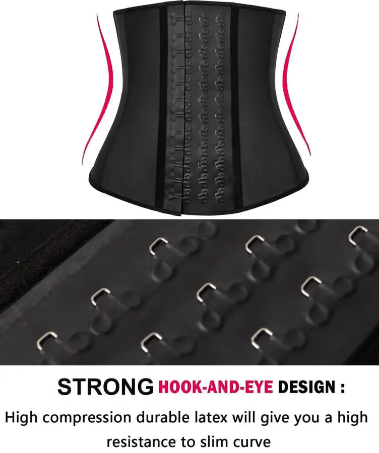 COMFREE Fajas Colombianas Reductoras Classic Latex Waist Trainer for Women Long Torso Cincher Corsets Body Shaper - 5