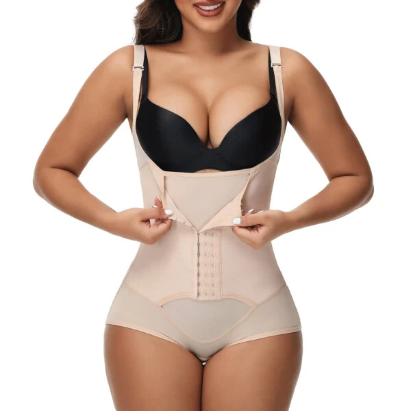 COMFREE Kadın Bel Eğitmeni Şekillendirici Karın Kontrolü Korse Tam Vücut Şekillendirici Daraltıcı Tank Top Ayarlanabilir Askılarla - COMFREE