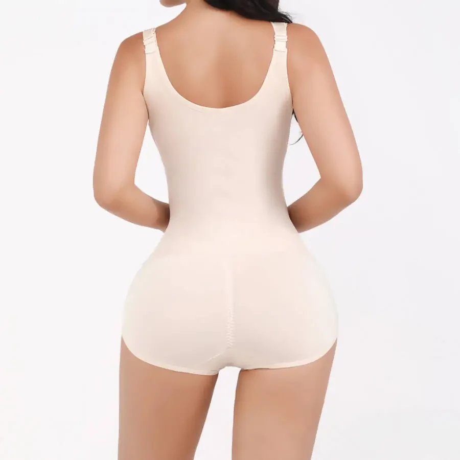 COMFREE Women's Waist Trainer Shapewear Tummy Control Corset Full Body Shaper Cincher Tank Top with Adjustable Straps - 2