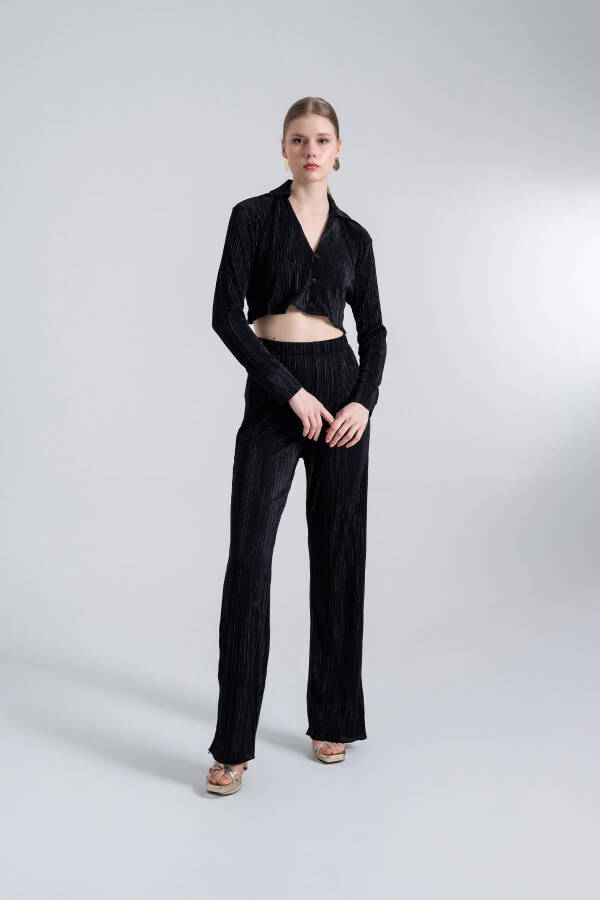 Comfy Crop Shirt Black - 2