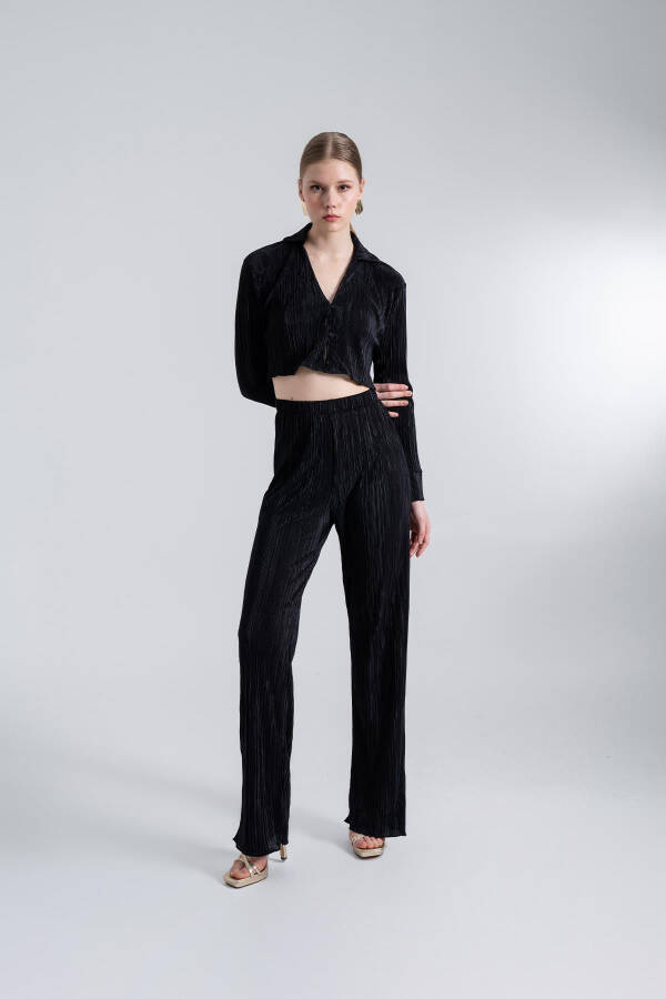 Comfy Crop Shirt Black - 3