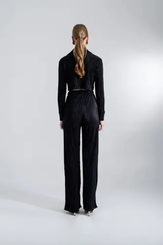 Comfy Crop Shirt Black 