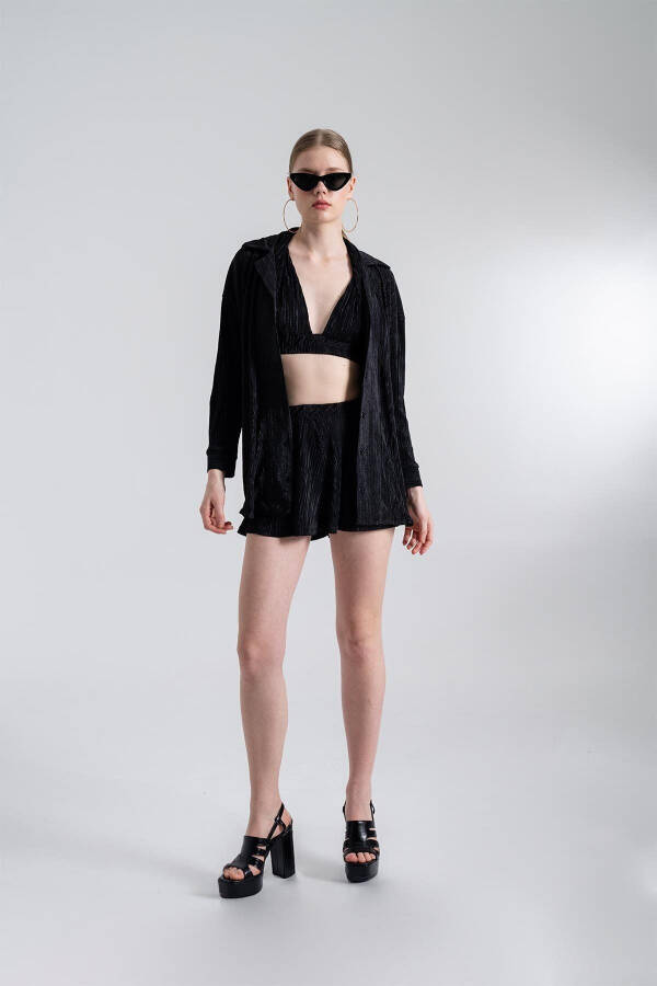 Comfy Oversize Shirt Black - 1