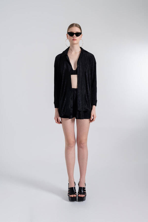 Comfy Oversize Shirt Black - 6