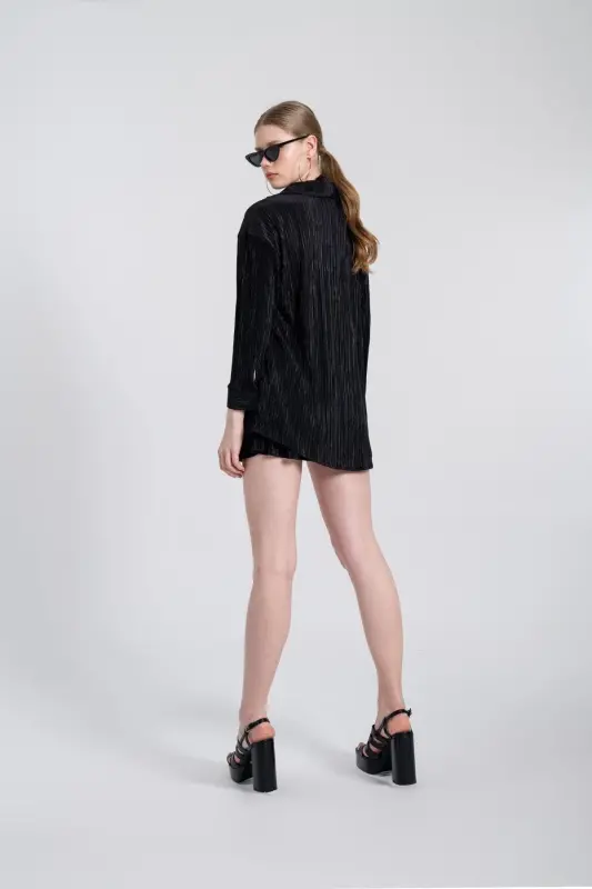 Comfy Oversize Shirt Black - 5