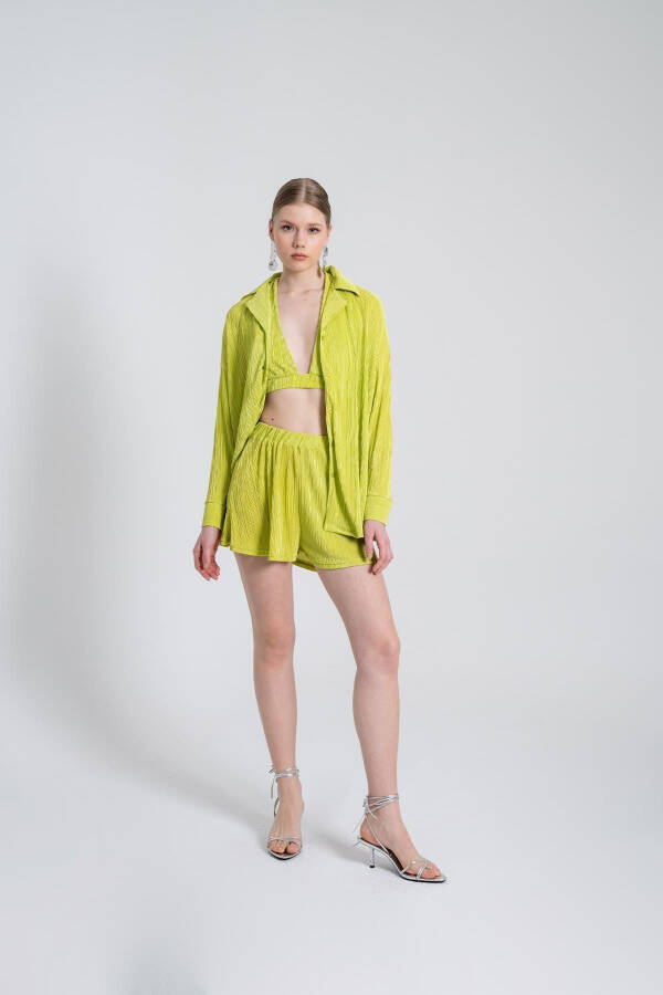 Comfy Oversize Shirt Green - 3