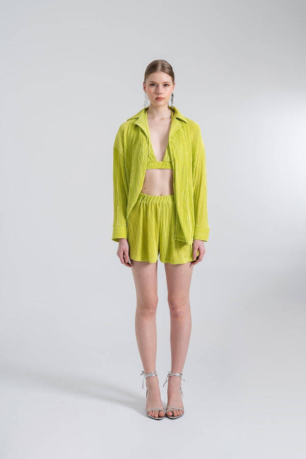 Comfy Oversize Shirt Green - 6