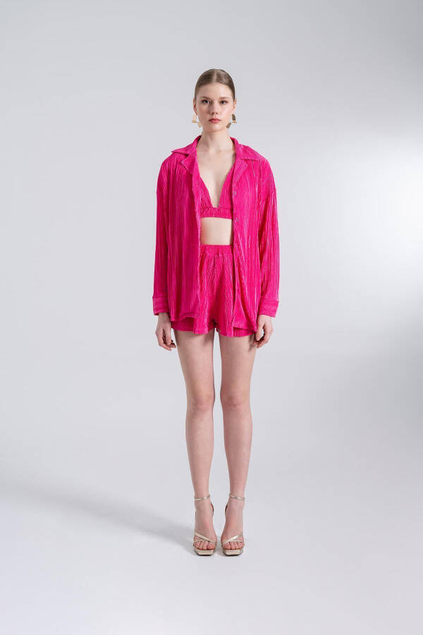 Comfy Oversize Shirt Pink - 2