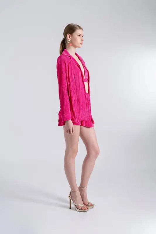 Comfy Oversize Shirt Pink - 5