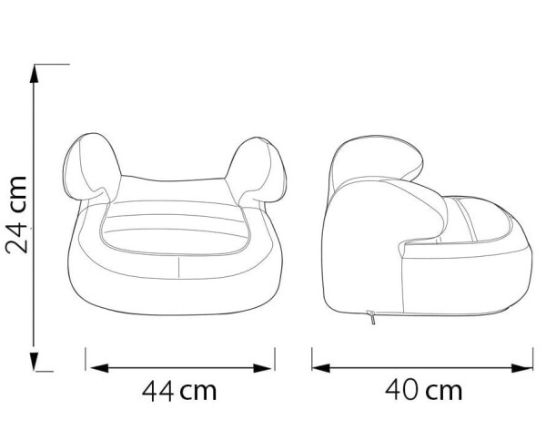 Comfymax 15-36kg Oto Koltuğu Yükseltici - Gri - 11