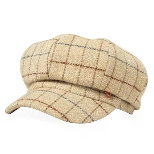 Comhats Wool Fashion Newsboy Hats for Women Winter Warm Pageboy Cabbie Cap Beret 