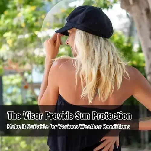 Comhats Wool Fashion Newsboy Hats for Women Winter Warm Pageboy Cabbie Cap Beret - 3