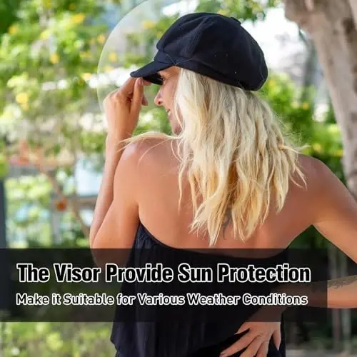 Comhats Wool Fashion Newsboy Hats for Women Winter Warm Pageboy Cabbie Cap Beret - 6