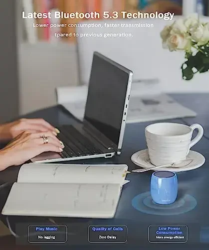 comiso kichik Bluetooth karnaychasi, IPX7 suv o'tkazmaydigan karnay, kuchli bas va stereo ovozga ega, qo'ng'iroqlarni qo'llarsiz amalga oshirish imkoniyati bilan simsiz karnaylar, sayohat, mashina yoki sayohat uchun portativ karnaylar, erkaklar va ayollar uchun ideal sovg'a - 5