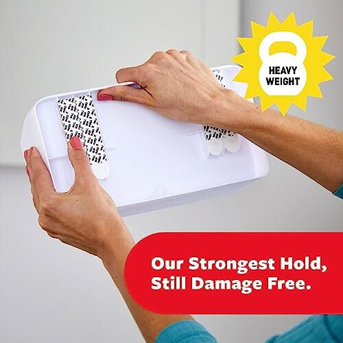 Command 10 Lb Large Organizing Caddy with 4 Command Strips, 9.91
