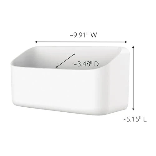 Command 10 Lb Large Organizing Caddy with 4 Command Strips, 9.91