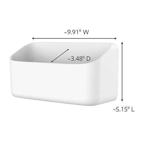 Command 10 Lb Large Organizing Caddy with 4 Command Strips, 9.91