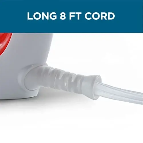 Commercial Care CCSI300 Steam Iron with 7.4 Ounce Water Tank, 1200 Watts, Comfort Grip,Red - 6