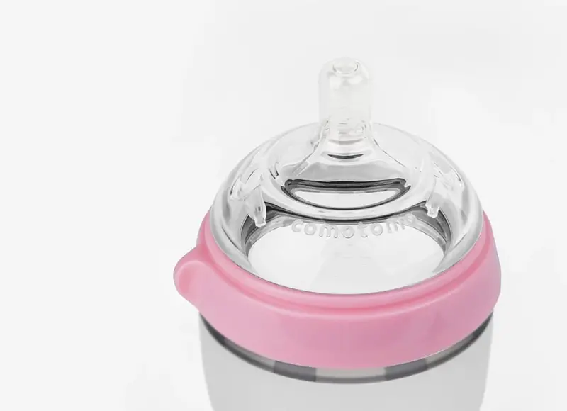 Comotomo Baby Bottle Single Pack, Pink, 8oz - 3