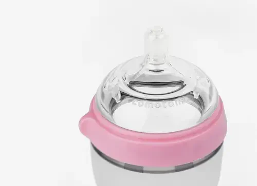 Comotomo Baby Bottle Single Pack, Pink, 8oz - 3